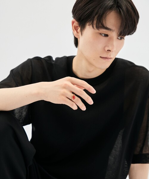 Jouete（ジュエッテ）の「[ジェム] リング カーネリアン（リング・レディース・イエローゴールド・11号/9号/13号/15号）」の8枚目の写真