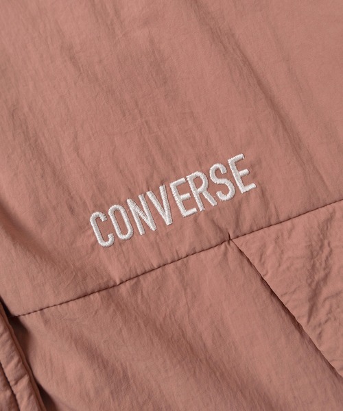 CONVERSE(コンバース)の「【71】【CONVERSE/コンバース】スタンドカラー ファイバーダウン パディング ブルゾン/ジャケット/ライトアウター/中綿/レディース(ダウンジャケット/コート・レディース・ブラック/ピンク/アイボリー・M/L)」の15枚目の写真