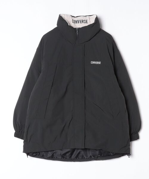 CONVERSE(コンバース)の「【71】【CONVERSE/コンバース】スタンドカラー ファイバーダウン パディング ブルゾン/ジャケット/ライトアウター/中綿/レディース(ダウンジャケット/コート・レディース・ブラック/ピンク/アイボリー・M/L)」の7枚目の写真