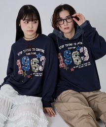 WEGO/【26年秋冬新作】アソートグラフィックプルオーバー