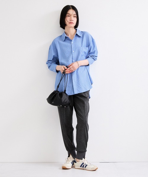 le cercle ADAM ET ROPE'（ルセルクルアダムエロペ）の「ストライプシャツ（シャツ/ブラウス・レディース・ブルー系その他4/ホワイト系その他5・FREE）」の10枚目の写真