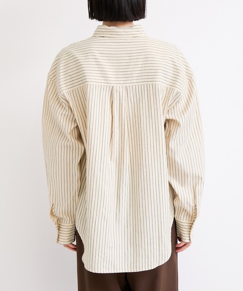 le cercle ADAM ET ROPE'（ルセルクルアダムエロペ）の「ストライプシャツ（シャツ/ブラウス・レディース・ブルー系その他4/ホワイト系その他5・FREE）」の16枚目の写真