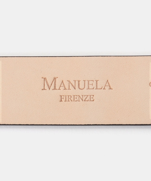 MANUELA(マヌエラ)の「Manuela マヌエラ オーバルバックルベルト MN26F-002(ベルト・レディース・ブラウン・85/75)」の4枚目の写真