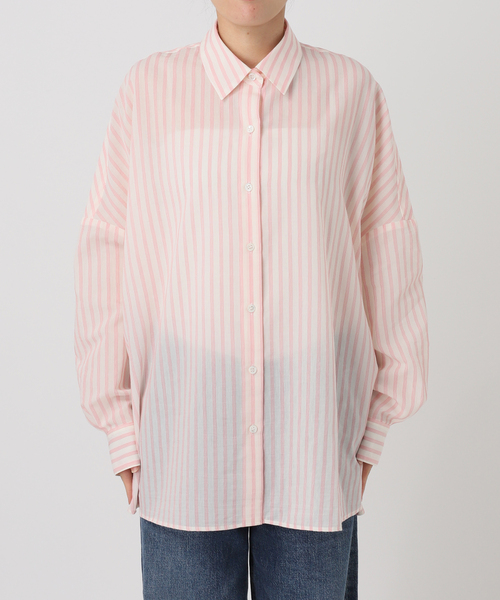 journal standard L'essage(ジャーナルスタンダードレサージュ)の「《追加2》FABRICA ワイドシャツ(シャツ/ブラウス・レディース・ピンク系その他/ピンク・FREE)」の16枚目の写真