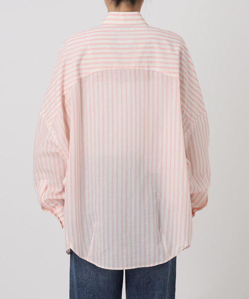 journal standard L'essage(ジャーナルスタンダードレサージュ)の「《追加2》FABRICA ワイドシャツ(シャツ/ブラウス・レディース・ピンク系その他/ピンク・FREE)」の18枚目の写真