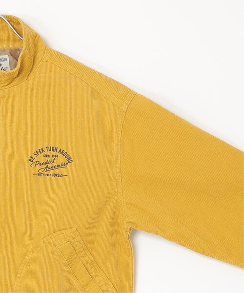 NO NEED(ノーニード)の「コーデュロイ刺繍スタンドジャケット(ブルゾン・メンズ・マスタード・L/M)」の7枚目の写真