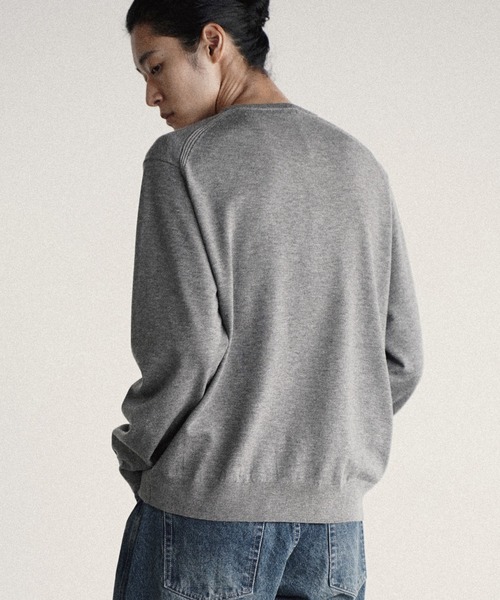 WYM LIDNM(ウィム バイ リドム)の「WOOL BLEND 14G HENLEY KNIT(ニット/セーター・メンズ・チャコール/ライトグレー/ブラウン/ダークグレー・M/L/XS/S)」の10枚目の写真