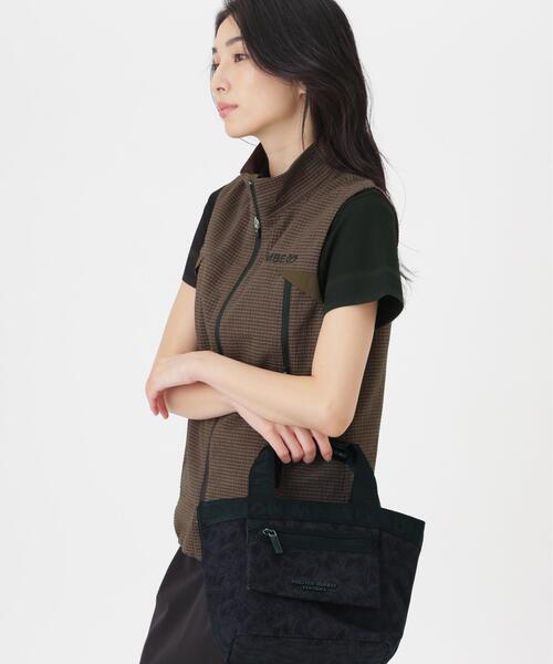 MASTER BUNNY EDITION(マスターバニーエディション)の「ミアチェックジャガードフルジップスタンドベスト (WOMENS)(ベスト・レディース・ホワイト/ブラック/ブラウン・SMALL/MEDIUM/LARGE)」の13枚目の写真
