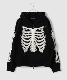 SUPPLIER / サプライヤー Bones Leather Patch Zip Hoodie