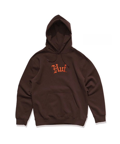 HUF(ハフ)の「HUF ノーブル パーカー(パーカー・メンズ・チョコ/グリーン系その他・LARGE/MEDIUM)」の1枚目の写真