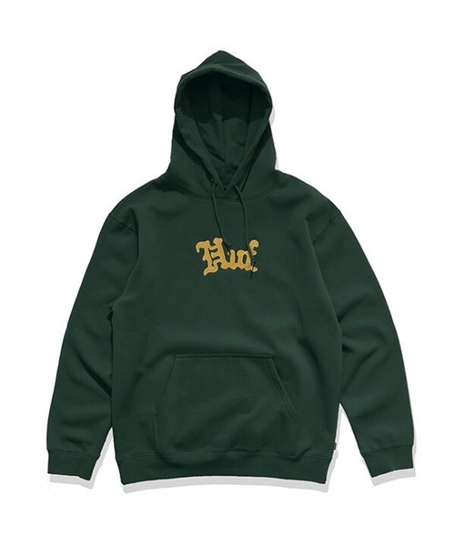 HUF(ハフ)の「HUF ノーブル パーカー(パーカー・メンズ・チョコ/グリーン系その他・LARGE/MEDIUM)」の2枚目の写真