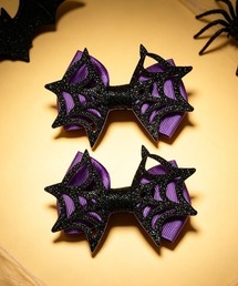 Mayree（メイリー）の「【urge select】《Halloween》ハロウィン リボン ヘアクリップ 【2個セット/ハロウィン/イベント】（ヘアピン）」