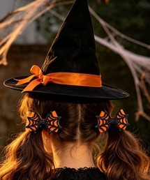 Mayree（メイリー）の「【urge select】《Halloween》ハロウィン リボン ヘアクリップ 【2個セット/ハロウィン/イベント】（ヘアピン）」