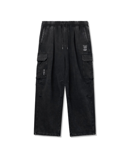 LIFE WORK（ライフワーク）の「L3 ヴィンテージクラック Wロゴカーゴパンツ（その他パンツ・メンズ・ライトグレー/チャコールグレー・MEDIUM/LARGE）」の2枚目の写真