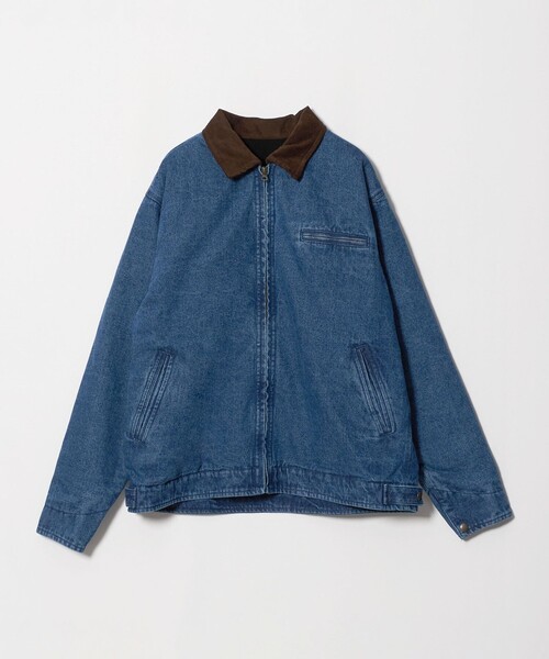 A DAY IN THE LIFE UNITED ARROWS(アデイインザライフユナイテッドアローズ)の「ウォッシュ デニム ジップブルゾン <A DAY IN THE LIFE>(ブルゾン・メンズ・コバルトブルー・L/M)」の1枚目の写真