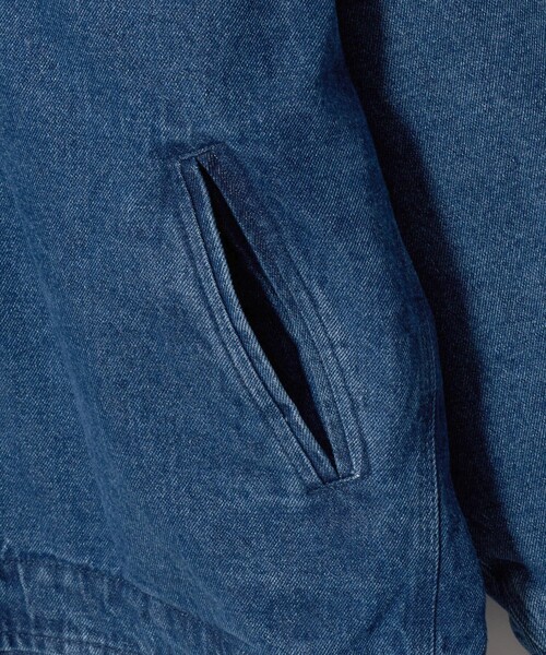 A DAY IN THE LIFE UNITED ARROWS(アデイインザライフユナイテッドアローズ)の「ウォッシュ デニム ジップブルゾン <A DAY IN THE LIFE>(ブルゾン・メンズ・コバルトブルー・L/M)」の6枚目の写真