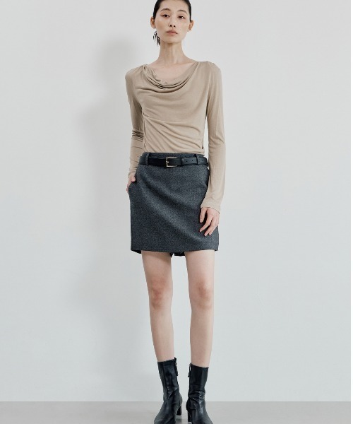 anuans(アニュアンス)の「【BLOSSOM×anuans】CUROT PANTS(その他パンツ・レディース・グレー/ベージュ・MEDIUM/SMALL)」の8枚目の写真