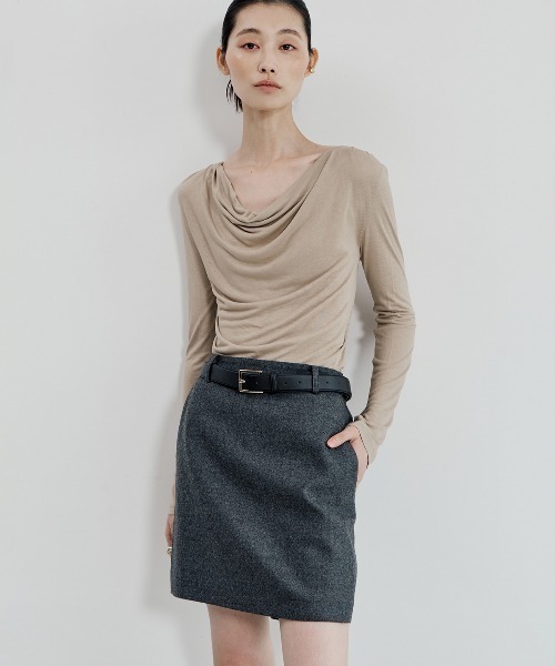 anuans(アニュアンス)の「【BLOSSOM×anuans】CUROT PANTS(その他パンツ・レディース・グレー/ベージュ・MEDIUM/SMALL)」の10枚目の写真