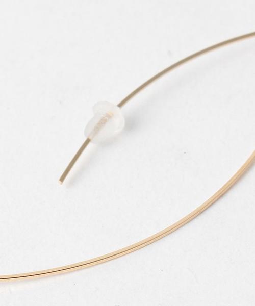 by boe（バイボー）の「＜by boe＞ワイヤーピアス ◆（ピアス（両耳用）・レディース・ゴールド・FREE）」の4枚目の写真