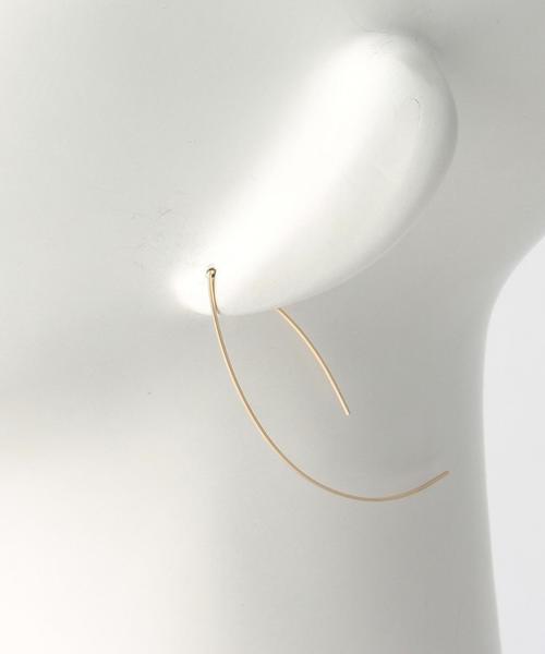 by boe（バイボー）の「＜by boe＞ワイヤーピアス ◆（ピアス（両耳用）・レディース・ゴールド・FREE）」の5枚目の写真