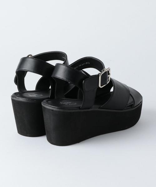 Another Edition（アナザーエディション）の「クロスウェッジサンダル/AEBFC Cross WDG SNDL◆（サンダル・レディース・ブラック/シルバー/オフホワイト・LARGE/SMALL/MEDIUM）」の7枚目の写真