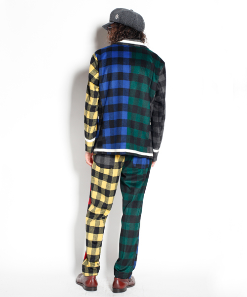 ALDIES(アールディーズ)の「Blinded Jacket チェック柄 テーラードジャケット(テーラードジャケット・メンズ・レッド/ブラック/マルチ・MEDIUM/SMALL/LARGE)」の6枚目の写真