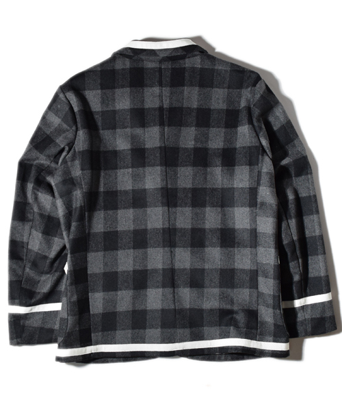 ALDIES(アールディーズ)の「Blinded Jacket チェック柄 テーラードジャケット(テーラードジャケット・メンズ・レッド/ブラック/マルチ・MEDIUM/SMALL/LARGE)」の13枚目の写真