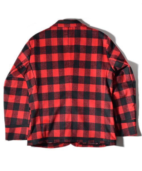 ALDIES(アールディーズ)の「Blinded Jacket チェック柄 テーラードジャケット(テーラードジャケット・メンズ・レッド/ブラック/マルチ・MEDIUM/SMALL/LARGE)」の15枚目の写真