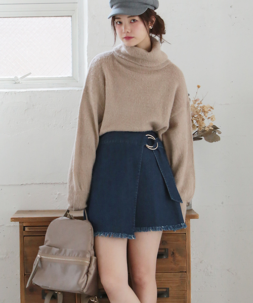 セール】ふんわりオフタートルニット（ニット/セーター）｜one after