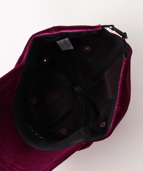 Another Edition（アナザーエディション）の「ベロアロゴキャップ/AEBFC VE NMC CAP◆（キャップ・レディース・ブラック/ピンク・FREE）」の6枚目の写真