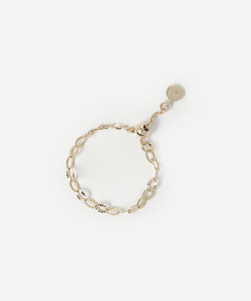 sowi（ソーイ）の「K10　シンプルチェーンコレクション　リング　２・３（リング・レディース・その他1/その他2・ﾌﾘ-）」の6枚目の写真