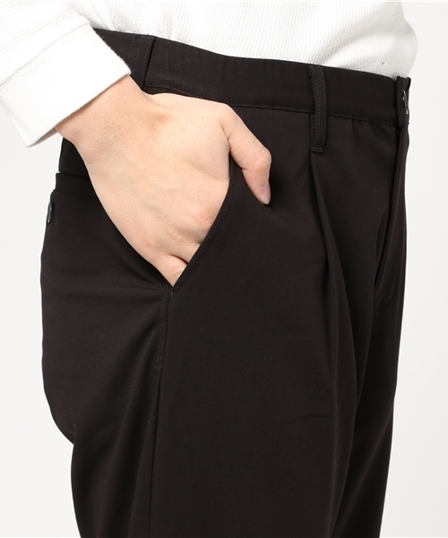 MK MICHEL KLEIN HOMME （エムケーミッシェルクランオム）の「イージーシルエットパンツ（スラックス・メンズ・グレー/ブラック・LARGE/MEDIUM）」の6枚目の写真