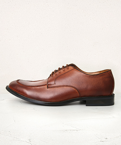 GUIONNET（ギオネ）の「GUIONNET U TIP DERBY ギオネ Uチップ ダービー ビジネス 外羽根 革靴（ドレスシューズ・メンズ・ブラック/モカ・26.0cm/27.0cm/26.5cm/27.5cm/25.5cm/25.0cm/24.5cm/28.0cm/29.0cm/30.0cm/24.0cm）」の9枚目の写真