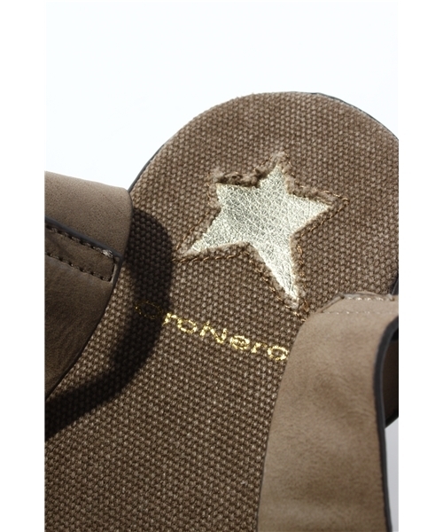 NANO universe（ナノユニバース）の「ウッドウェッジアンクルストラップ サンダル（サンダル・レディース・グレー/キャメル・36/37/38）」の9枚目の写真