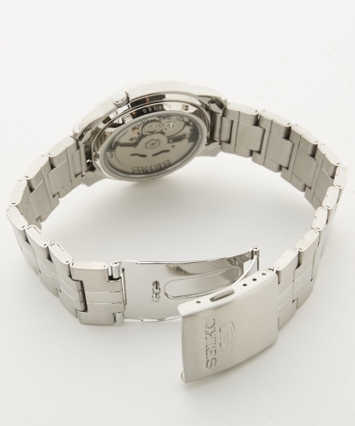 SEIKO(セイコー)の「SEIKO セイコー SEIKO5 自動巻き メタルバンド SNKK65K1 SNKK67K1 SNKK71K1 WEB限定(アナログ腕時計・メンズ・シルバー/シルバー系その他/シルバー×ブラック・FREE)」の7枚目の写真
