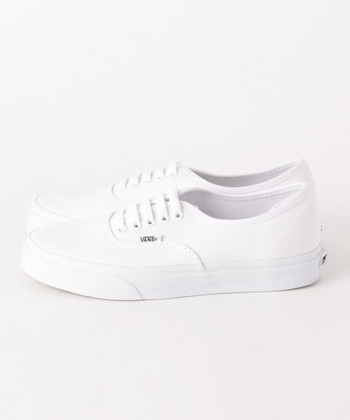 VANS（バンズ）の「＜VANS（バンズ）＞AUTHENTIC オーセンティックスニーカー ◆（スニーカー・レディース・オフホワイト/ブラック・6h/5/5h/6/4h）」の7枚目の写真