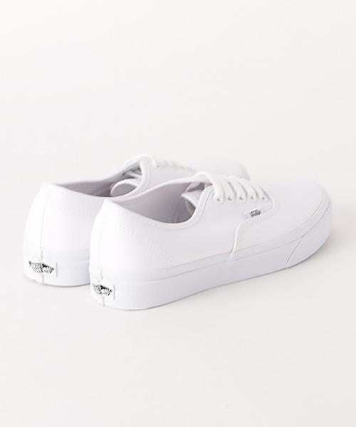 VANS（バンズ）の「＜VANS（バンズ）＞AUTHENTIC オーセンティックスニーカー ◆（スニーカー・レディース・オフホワイト/ブラック・6h/5/5h/6/4h）」の9枚目の写真