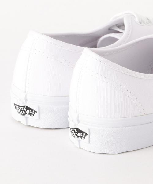 VANS（バンズ）の「＜VANS（バンズ）＞AUTHENTIC オーセンティックスニーカー ◆（スニーカー・レディース・オフホワイト/ブラック・6h/5/5h/6/4h）」の3枚目の写真