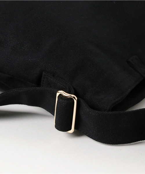 Heather（ヘザー）の「BIGキャンバスバッグ 763571（トートバッグ・レディース・ホワイト/ブラック・ONE SIZE）」の6枚目の写真