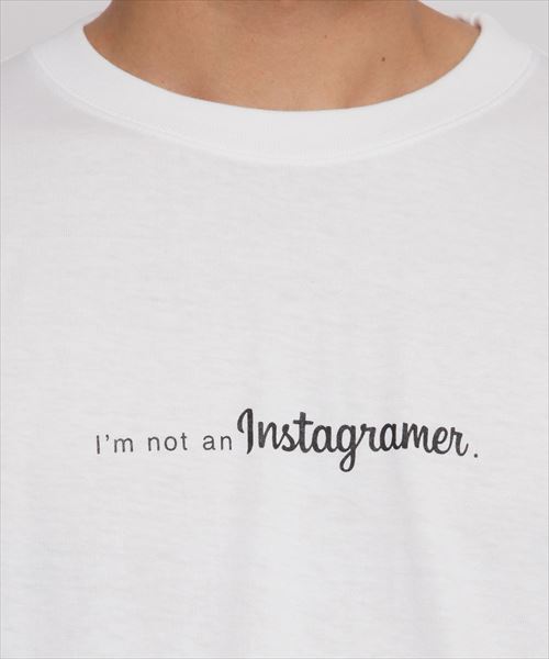 FR2(エフアールツー)の「I’m not an Instagramer. クルーネックロンT(Tシャツ/カットソー・メンズ・ホワイト/ブラック・M/L/XL)」の10枚目の写真