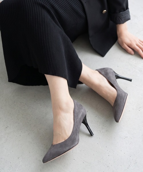 SEVEN TWELVE THIRTY（セヴントゥエルヴサーティー）の「[Lovely Walk]ポインテッドトゥパンプス（パンプス・レディース・ベージュ/ライトグレー/ブラック/ベージュ系その他/ブルーグリーン/ライトピンク/パープル/レオパード/ライトパープル/グレイッシュベージュ/ネイビー/ブラック系その他/ブラウン/ホワイト/ブラック系その他2/ブラウン系その他/ピンクベージュ/ダークブラウン/ゴールド/ライトベージュ/パイソン/グレー系その他・22.5cm/22cm/24.5cm/24cm/23.5cm/23cm/23㎝）」の6枚目の写真