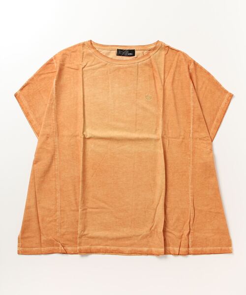 ALDIES(アールディーズ)の「Dyeing Wide T / ダイイングワイドT(Tシャツ/カットソー・メンズ・ブラック/ベージュ/イエロー/ピンク・FREE)」の1枚目の写真