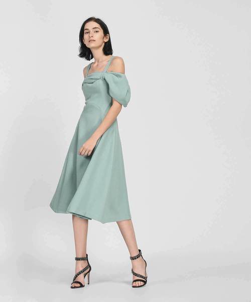 CHARLES & KEITH(チャールズ & キース)の「エンベリッシュスティレットサンダル / EMBELLISHED STILETTO SANDALS(サンダル・レディース・ブラック/アイボリー・23cm/23.5cm/24.5cm/25cm)」の8枚目の写真