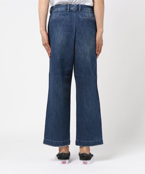 NANO universe（ナノユニバース）の「：１ＴＵＣＫ　ＷＩＤＥ　ＴＲＳ　ＤＥＮＩＭ（デニムパンツ・メンズ・インディゴブルー・48/50/52/46）」の3枚目の写真