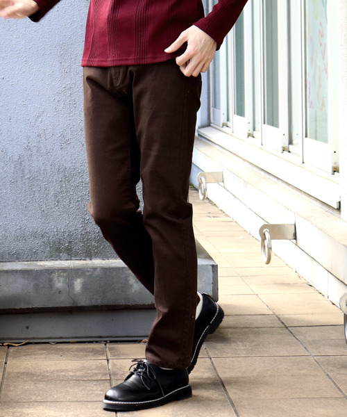 Confirm（コンファーム）の「Confirm / コンファーム スリムスキニーパンツ（その他パンツ・メンズ・ホワイト/ブラック/ベージュ/ネイビー/ワイン/カーキ/ブラウン・S/M/L）」の4枚目の写真