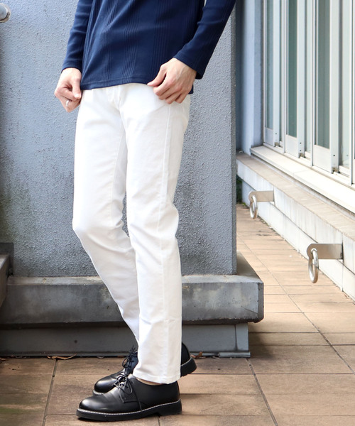 Confirm（コンファーム）の「Confirm / コンファーム スリムスキニーパンツ（その他パンツ・メンズ・ホワイト/ブラック/ベージュ/ネイビー/ワイン/カーキ/ブラウン・S/M/L）」の2枚目の写真