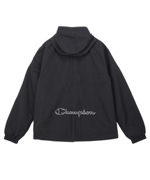 【新品タグ付き】チャンピオン　レディース アノラックパーカー　ブラック　L ✨美品✨ champion ハーフジップ アノラックパーカー Lサイズ