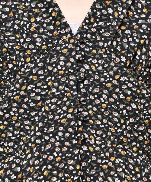 natural couture（ナチュラルクチュール）の「花柄レディロングワンピース（ワンピース・レディース・ブラック/ネイビー/グリーン・FREE）」の20枚目の写真