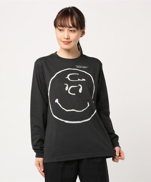 SNOOPY×OLD BETTY'S(スヌーピーカケルオールドベティーズ)の「SNOOPY Long Sleeve T-shirts/スヌーピー ロング Tシャツ ロンT(Tシャツ/カットソー)」|その他9