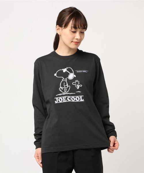 SNOOPY×OLD BETTY'S(スヌーピーカケルオールドベティーズ)の「SNOOPY Long Sleeve T-shirts/スヌーピー ロング Tシャツ ロンT(Tシャツ/カットソー)」|その他19